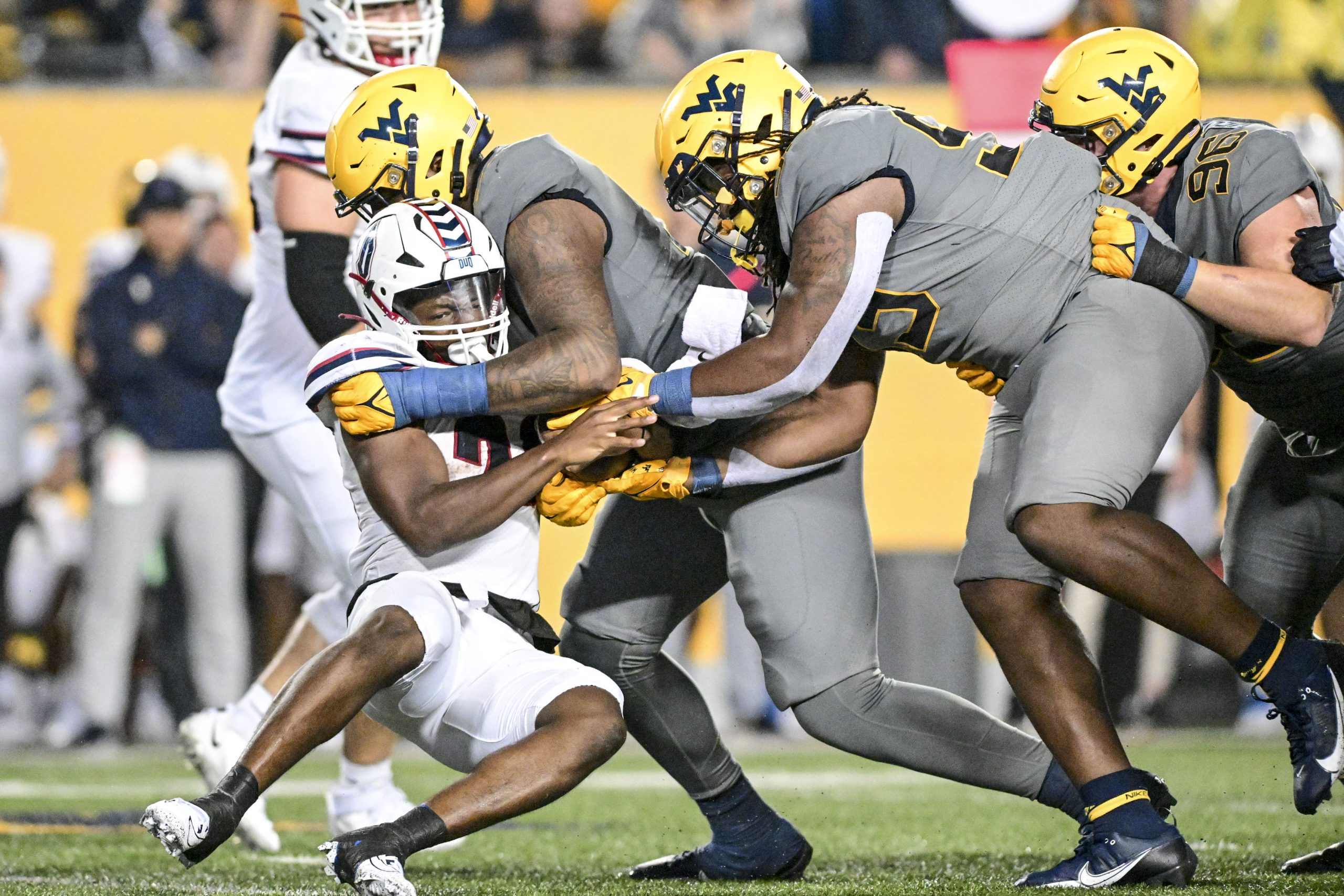 Transfers and depth have WVU's defensive line playing above expectations to start the season